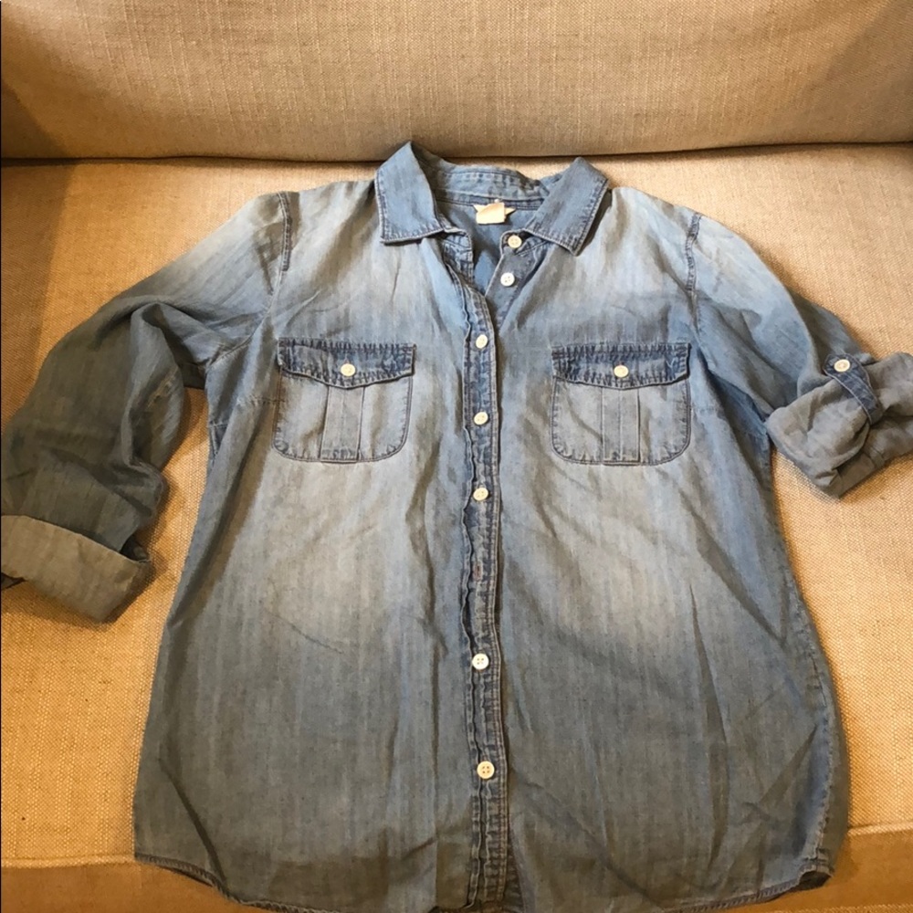 J. Crew Chambray Button Down